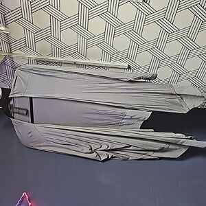 84 Grey waterfall cardigan EUC